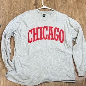 Gray Chicago Long Sleeve